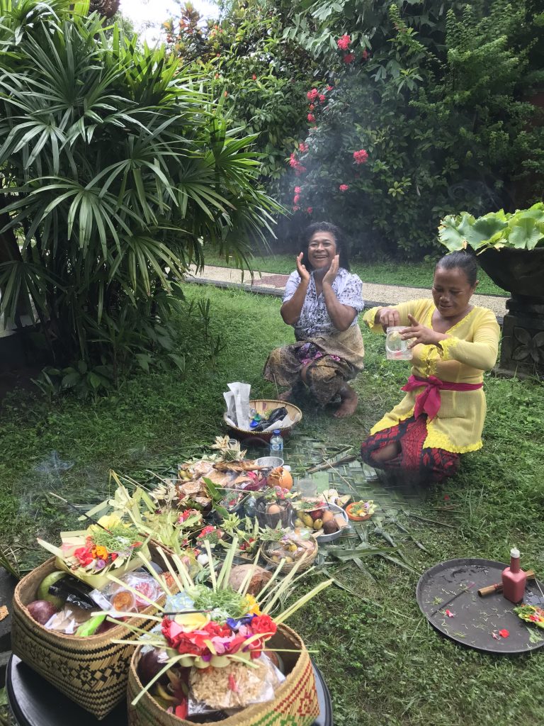 Bali ceremony at Sinar Cinta