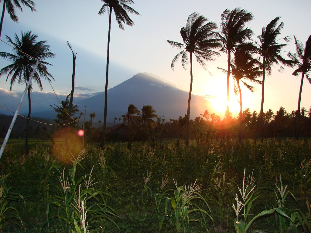 Sunset Mount Agung Amed East-Bali